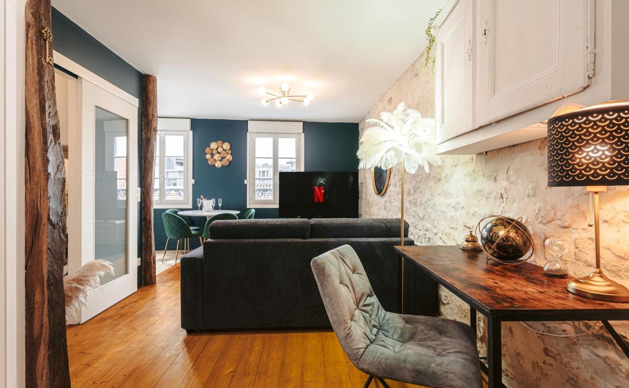Gatsby - Elegant, Central, Fibre, Tv 4K, Netflix, Literie Confortable La Rochelle  Zewnętrze zdjęcie