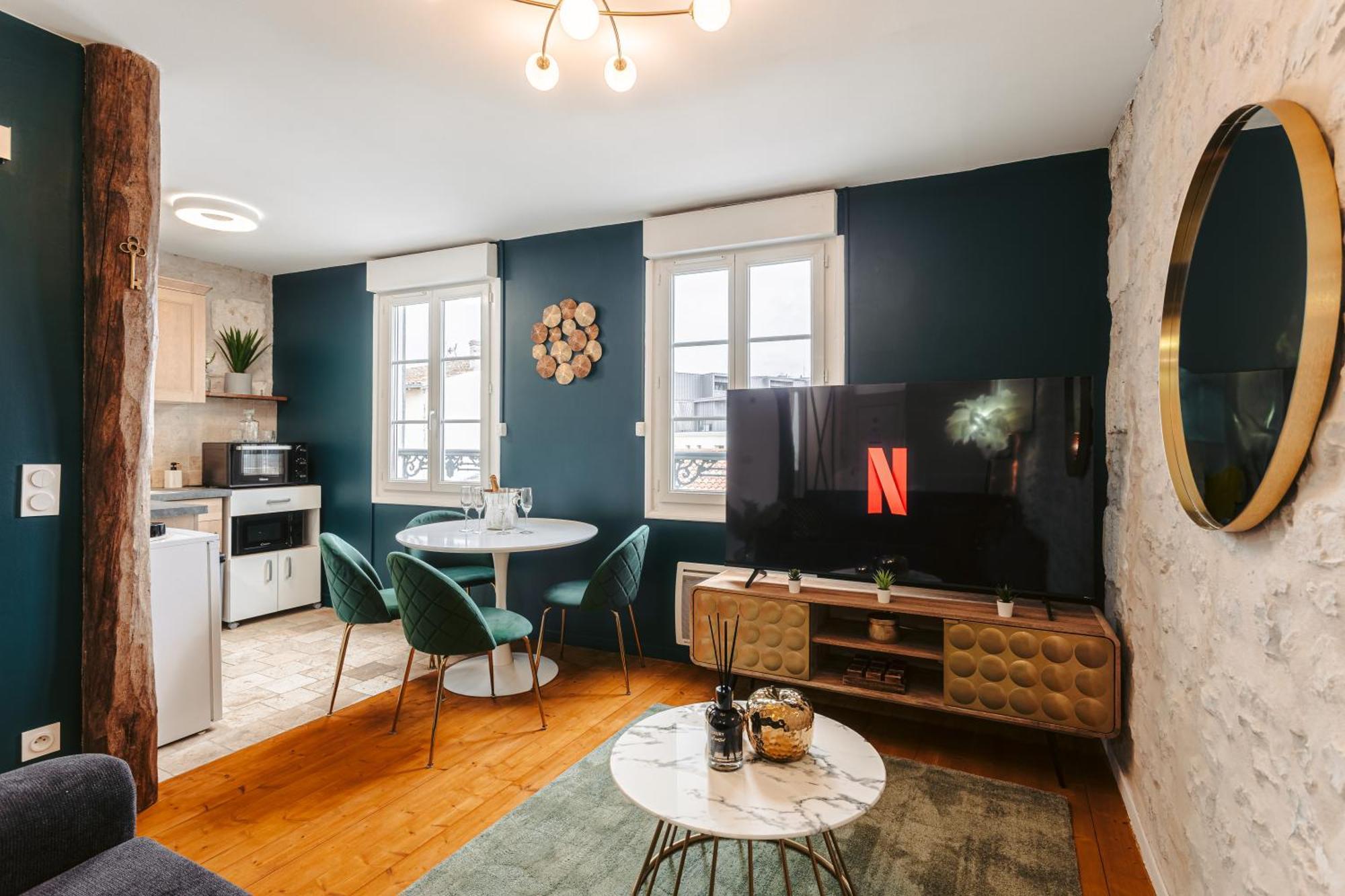 Gatsby - Elegant, Central, Fibre, Tv 4K, Netflix, Literie Confortable La Rochelle  Zewnętrze zdjęcie